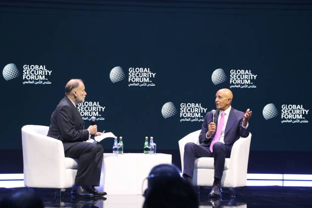US Ambassador to Turkiye and Special Envoy for Syria Tom Barrack DOHA, QATAR - OCTOBER 20: US Ambassador to Ankara and Special Envoy for Syria and Iraq Tom Barrack delivers a speech during the 8th Global Security Forum, held under the theme The Future of Alliances, in Doha, Qatar, on October 20, 2026. Ali Altunkaya Anadolu Doha Qatar. Editorial use only. Please get in touch for any other usage. Copyright: x2026xAnadoluxAlixAltunkayax