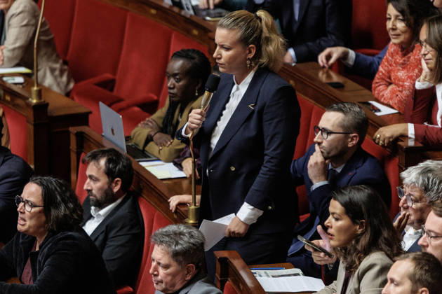October 20, 2026: President of the La France insoumise group, Mathilde Panot during a question and answer session with the government at the National Assembly in Paris, on October 20, 2026 - ZUMAs287 20261020_zip_s287_026 Copyright: xSadakxSouicix