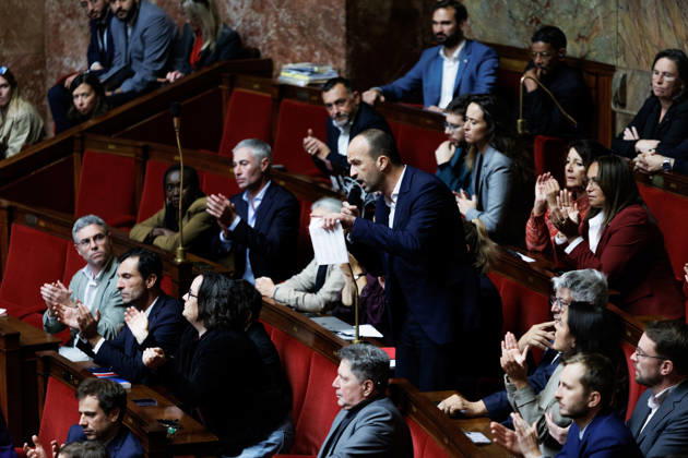 October 20, 2026: Manuel Bompard dduring a question and answer session with the government at the National Assembly in Paris, on October 20, 2026. - ZUMAs287 20261020_zip_s287_028 Copyright: xSadakxSouicix