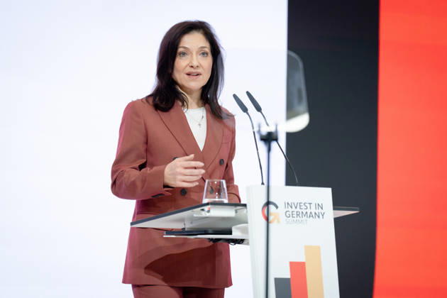 Invest in Germany Summit, Berlin, ESMT Invest in Germany Summit, Berlin, ESMT, Katherina Reiche, Bundeswirtschaftsministerin Berlin Berlin GER