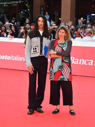 IPA89954072 - Rome, 2026 Film Festival - Night 8 - Red Carpet for the film *A MARE* In the photo: Ghali, Alessandra Cutolo  Copyright: xVincenzoxLandix xPoolxRomaxFilmxFestx2026x IPA89954072
