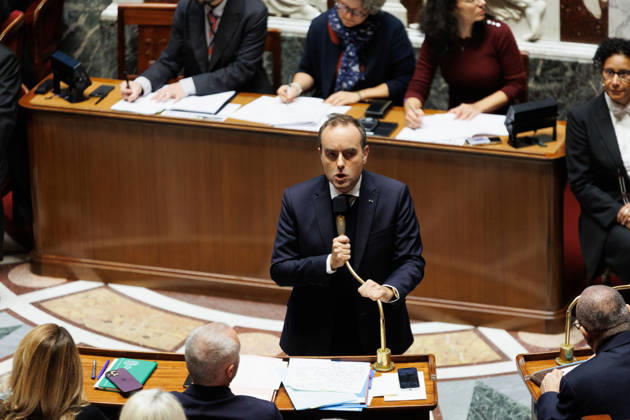 October 20, 2026: PRIME MINISTER So bastien LECORNU during a question and answer session with the government at the National Assembly in Paris, on October 20, 2026.  - ZUMAs287 20261020_zip_s287_029 Copyright: xSadakxSouicix