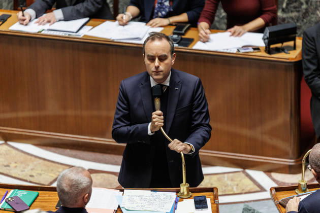 October 20, 2026: PRIME MINISTER SÃ bastien LECORNU during a question and answer session with the government at the National Assembly in Paris, on October 20, 2026. - ZUMAs287 20261020_zip_s287_033 Copyright: xSadakxSouicix