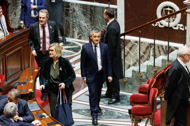 October 20, 2026: Go rald Darmanin, Minister of Justice of France during a question and answer session with the government at the National Assembly in Paris, on October 20, 2026.  - ZUMAs287 20261020_zip_s287_043 Copyright: xSadakxSouicix