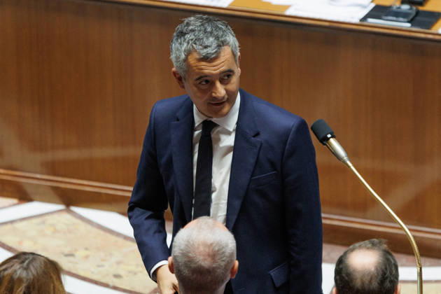 October 20, 2026: Go rald Darmanin, Minister of Justice of France during a question and answer session with the government at the National Assembly in Paris, on October 20, 2026.  - ZUMAs287 20261020_zip_s287_044 Copyright: xSadakxSouicix