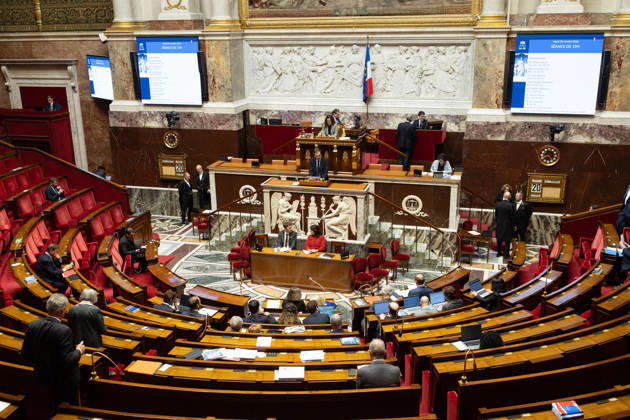 Debate on the 2027 social security budget - Paris French Minister of Labour and Solidarities Jean-Pierre Farandou addresses the National Assembly, French Parliament lower house, during the opening debate session on the 2027 social security budget (PLFSS), in Paris on October 20, 2026. Photo by Raphael Lafargue ABACAPRESS.COM Paris France  Copyright: xLafarguexRaphael ABACAx