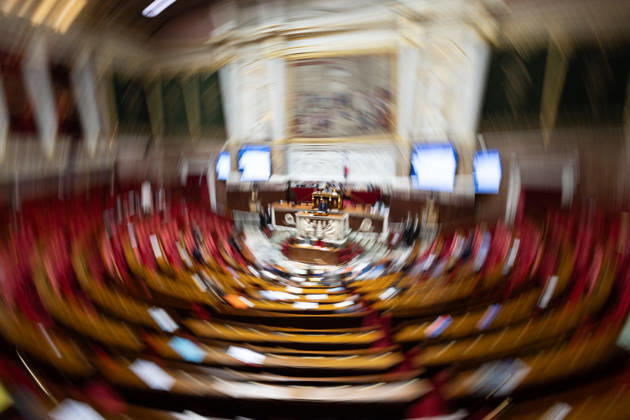 Debate on the 2027 social security budget - Paris French Minister of Labour and Solidarities Jean-Pierre Farandou addresses the National Assembly, French Parliament lower house, during the opening debate session on the 2027 social security budget (PLFSS), in Paris on October 20, 2026. Photo by Raphael Lafargue ABACAPRESS.COM Paris France  Copyright: xLafarguexRaphael ABACAx