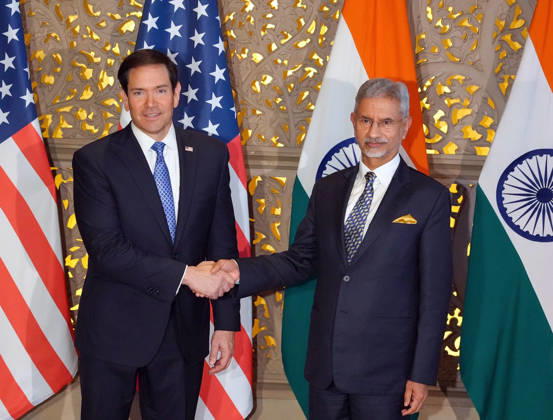 RECORD DATE NOT STATED EAM S. Jaishankar meets US Secretary of State, Marco Rubio Mumbai, Oct 20 (ANI): External Affairs Minister S. Jaishankar meets US Secretary of State, Marco Rubio, in Mumbai on Tuesday. (@SecRubio X ANI Photo) Mumbai Maharashtra India Copyright: xANIx ANI_20261020244