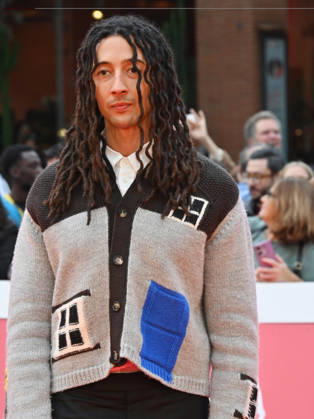 October 20, 2026, Rome, Italy: Italian rapper Ghali, attends the Red Carpet for the film A mare at the 2026 Rome Film Fest, held at the Auditorium Parco della Musica. Rome Italy - ZUMAs197 20261020_aaa_s197_274 Copyright: xAntoninoxD™Espositox