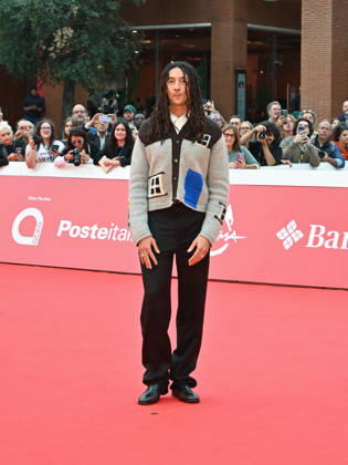 October 20, 2026, Rome, Italy: Italian rapper Ghali, attends the Red Carpet for the film A mare at the 2026 Rome Film Fest, held at the Auditorium Parco della Musica. Rome Italy  - ZUMAs197 20261020_aaa_s197_273 Copyright: xAntoninoxD™Espositox