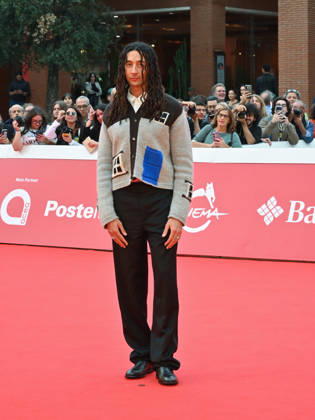 October 20, 2026, Rome, Italy: Italian rapper Ghali, attends the Red Carpet for the film A mare at the 2026 Rome Film Fest, held at the Auditorium Parco della Musica. Rome Italy - ZUMAs197 20261020_aaa_s197_282 Copyright: xAntoninoxD™Espositox