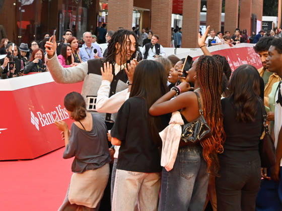 October 20, 2026, Rome, Italy: Italian rapper Ghali, attends the Red Carpet for the film A mare at the 2026 Rome Film Fest, held at the Auditorium Parco della Musica. Rome Italy - ZUMAs197 20261020_aaa_s197_283 Copyright: xAntoninoxD™Espositox