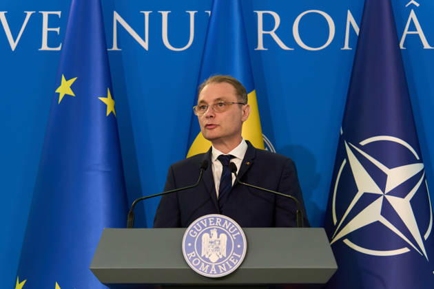 Romanian PM Luca Niculescu Press Conference Bucharest, Romania. 20th Oct, 2026: Luca Niculescu, Prime Minister of Romania, holds a press conference following the government meeting at Victoria Palace, the Romanian Government headquarters. Bucharest Romania Copyright: xLucianxAlecux