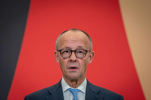 Bundeskanzler Friedrich Merz bei seinem Abschlussstatement;Invest in Germany Summit 2026 in der ESMT - European School of Management and Technology Berlin, Berlin Berlin Deutschland ESMT Berlin