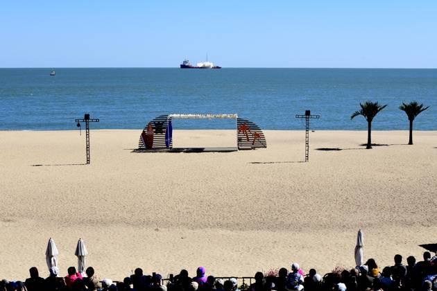 (261021) -- RIZHAO, Oct. 21, 2026 -- The CERES-1 Y8 carrier rocket carrying a new satellite blasts off from the waters near the city of Rizhao, east China s Shandong Province, Oct. 21, 2026. China launched a rocket from the ocean waters near the city of Rizhao in east China s Shandong Province on Wednesday, placing a new satellite into planned orbit. The CERES-1 Y8 carrier rocket blasted off at 11:39 a.m. (Beijing Time). The Taiyuan Satellite Launch Center carried out this offshore launch. ) (EyesOnSci) CHINA-SHANDONG-RIZHAO-SATELLITE-LAUNCH (CN) GuoxXulei 