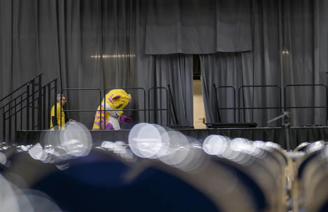 News Bilder des Tages Feature, Maskottchen Kätzchen Meeps, am 21.10.2026 Messe SPIEL Essen vom 22.10 - 25.10.2026 in E s s e n Deutschland. Grugahalle