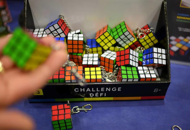 Feature, kleine Zauberwürfel, Rubik™s Cubes, am 21.10.2026 Messe SPIEL Essen vom 22.10 - 25.10.2026 in E s s e n Deutschland. Grugahalle