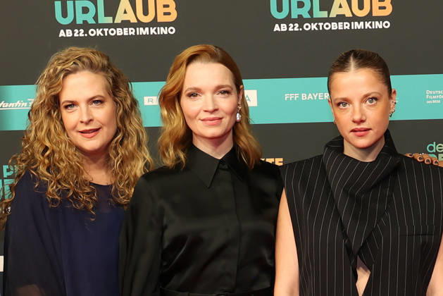 Diana Amft, Karoline Herfurth and Jella Haase during the premiere of Der perfekte Urlaub at Cinedom on October 21, 2026 in Cologne, Germany The premiere of Der perfekte Urlaub in Cologne, Germany