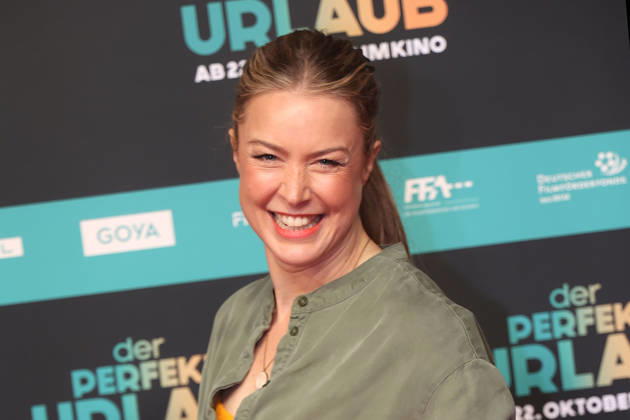 Nina Ensmann during the premiere of Der perfekte Urlaub at Cinedom on October 21, 2026 in Cologne, Germany The premiere of Der perfekte Urlaub in Cologne, Germany
