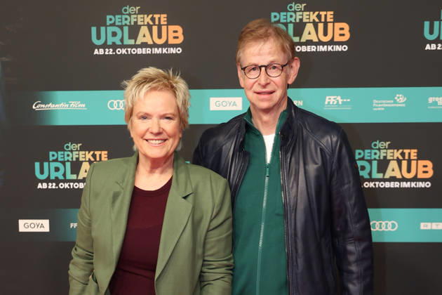 Birgit Lechtermann and Ingo Kersting during the premiere of Der perfekte Urlaub at Cinedom on October 21, 2026 in Cologne, Germany The premiere of Der perfekte Urlaub in Cologne, Germany