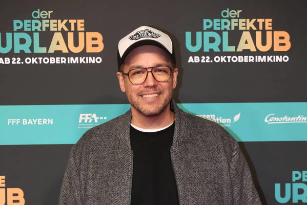 Jan van Weyde during the premiere of Der perfekte Urlaub at Cinedom on October 21, 2026 in Cologne, Germany The premiere of Der perfekte Urlaub in Cologne, Germany