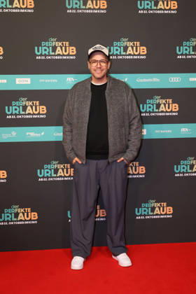 Jan van Weyde during the premiere of Der perfekte Urlaub at Cinedom on October 21, 2026 in Cologne, Germany The premiere of Der perfekte Urlaub in Cologne, Germany
