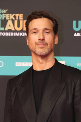 Florian David Fitz during the premiere of Der perfekte Urlaub at Cinedom on October 21, 2026 in Cologne, Germany The premiere of Der perfekte Urlaub in Cologne, Germany