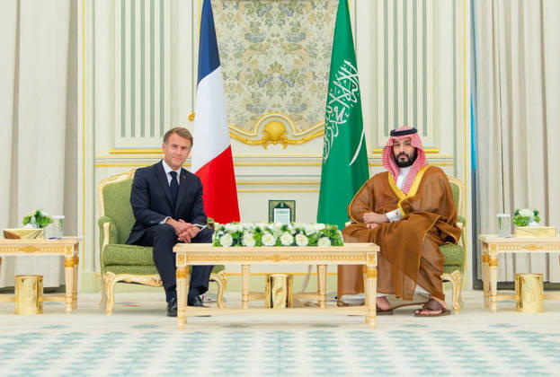 Saudi Crown Prince and French President Hold Bilateral Talks in Riyadh Saudi Crown Prince Mohammed bin Salman and French President Emmanuel Macron hold official talks in Riyadh, Saudi Arabia, on October 21, 2026, to review longstanding strategic relations between the two countries and discuss ways to strengthen bilateral cooperation across various sectors. The two leaders also exchange views on regional and international developments and discuss coordinating joint efforts to support international security and stability. Photo by Saudi Press Agency apaimages Saudi Arabia 211026_Saudi_SPO_00(5) Copyright: xapaimagesxSaudixPressxAgencyx xapaimagesx