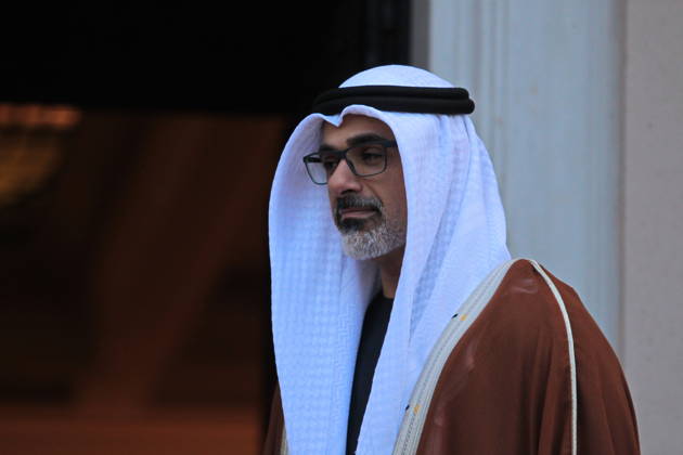 October 22, 2026, Athens, Greece: Abu Dhabi Crown Prince Sheikh Khaled bin Mohamed bin Zayed Al Nahyan meets Greek Prime Minister Kyriakos Mitsotakis at the Maximos Mansion in Athens on Thursday, October 22, 2026, during his official visit to Greece. The meeting focuses on strengthening bilateral relations and expanding cooperation between Greece and the United Arab Emirates in areas of mutual interest. Athens Greece - ZUMAv62_ 20261022_zaf_v62_004 Copyright: xAristidisxVafeiadakisx