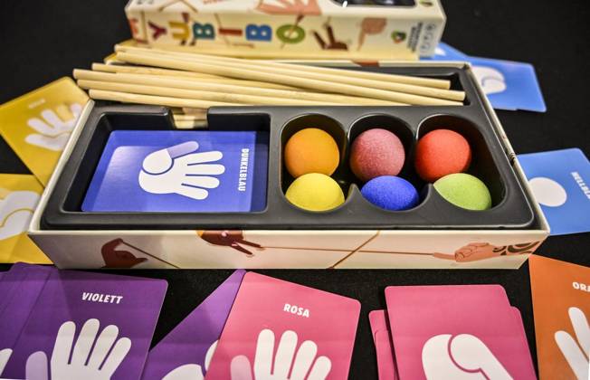 Erster Tag der Spielemesse Essen. Die SPIEL Essen findet vom 22. bis 25. Oktober 2026 auf dem Gelände der Messe Essen statt ** NUR FÜR REDAKTIONELLE ZWECKE ** EDITORIAL USE ONLY **<p>Das Geschicklichkeitsspiel Yubibo am Donnerstag, dem 10 22 2026. Erster Tag der Spielemesse Essen. Die SPIEL Essen findet vom 22. bis 25. Oktober 2026 auf dem Gelände der Messe Essen statt Deutschland NRW Essen Copyright: KerstinxKokoska