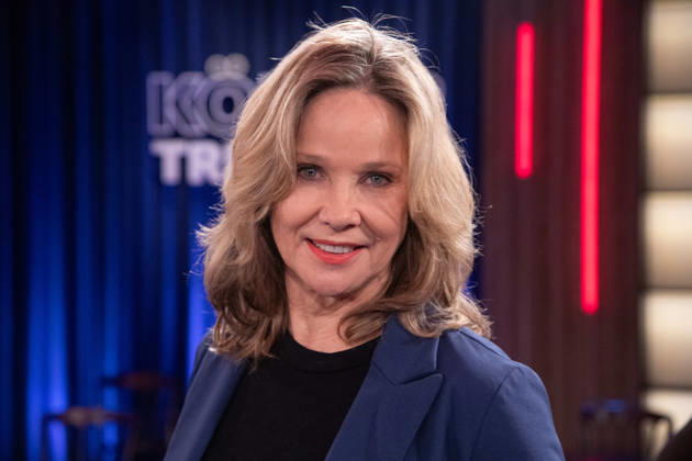 Ann-Kathrin KRAMER, Schauspielerin, Portraet, Porträt, Portrait, Angeschnittenes Einzelbild, Einzelmotiv, zu Gast in der Sendung ,,Koelner Treff,, im WDR Fernsehen, 22.10.2026.