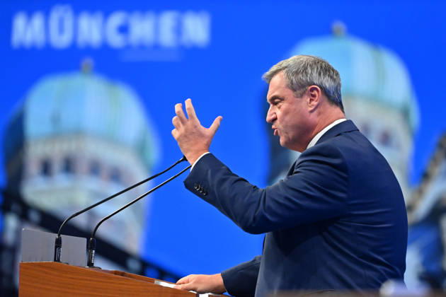 Rede Markus SOEDER (Ministerpraesident Bayern und CSU. CSU Parteitag 2026 am 23. und 24.10..2026 MESSE MUENCHEN