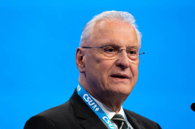 Parteitag 2026 der Partei CSU (Christlich-Soziale-Union) in der Messe München. Bayerns Innenminister Joachim Herrmann, Einzelbild