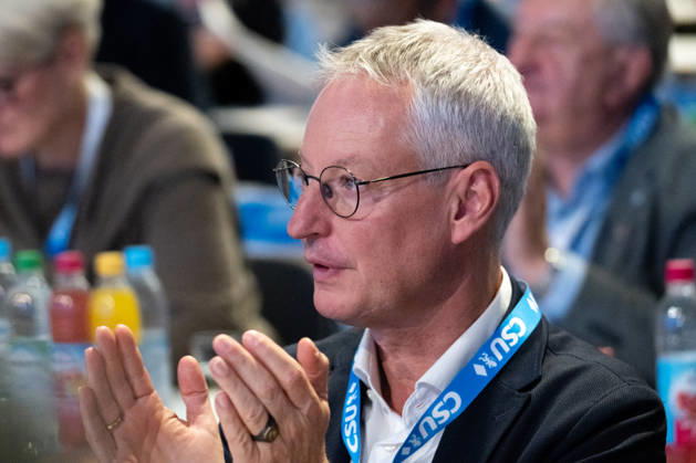 Parteitag 2026 der Partei CSU (Christlich-Soziale-Union) in der Messe München. Oberbürgermeister von Straubing Markus Pannermayr