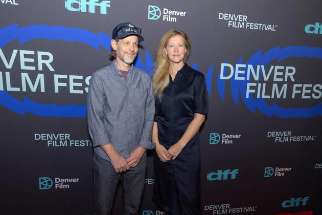 October 23, 2026, Denver, Colorado, USA: Sound Designer JASON MCDANIEL, and Director ERIN MARIE ESPELIE of the film Ideas of Order pose for a group photo during the 49th. Denver Film Festival Red Carpet event at the Ellie Caulkins Opera House Thursday night. Credit Image: ZUMA Press Wire) Denver USA - ZUMAav4_ 20261023_zaf_av4_025 Copyright: xHectorxAcevedox