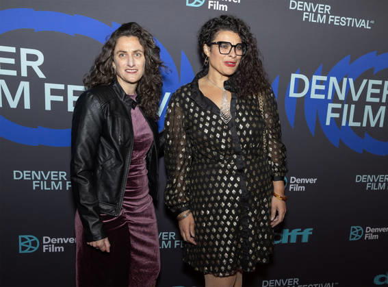 October 23, 2026, Denver, Colorado, USA: Directors LILAH PARK AND REBEKAH HENDERSON of the film Good Help pose for a group photo during the 49th. Denver Film Festival Red Carpet event at the Ellie Caulkins Opera House Thursday night. Credit Image: ZUMA Press Wire) Denver USA - ZUMAav4_ 20261023_zaf_av4_027 Copyright: xHectorxAcevedox