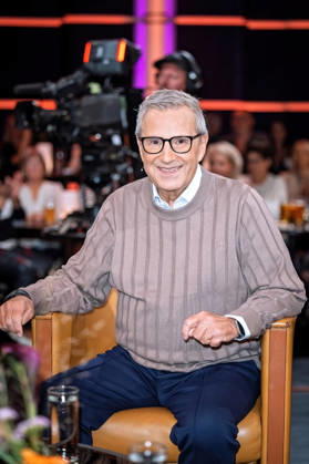 MDR - Riverboat. Moderator Jan Hofer anläßlich der Aufzeichnung der MDR - Talkshow Riverboat am 23.10.2026 in der Mediacity Leipzig. 20261023SFL0002