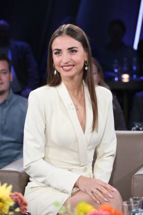 Ekaterina Leonova, Tänzerin, zu Gast in der NDR Talk Show, Fototermin am 23.10.2026 im Fernsehstudio Hamburg-Lokstedt vor der Sendung im 3. Programm des NDR Fernsehen