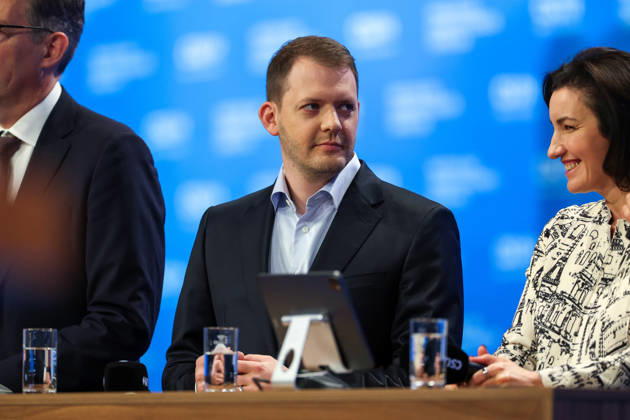 24.10.2026, CSU-Parteitag 2026 Daniel Metzler ( CEO Isar Aerospace ) auf dem CSU-Parteitag 2026 in der Messe München Copyright: xNordphoto Schneiderx