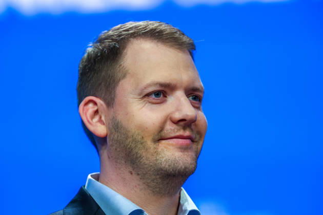 24.10.2026, CSU-Parteitag 2026 Daniel Metzler ( CEO Isar Aerospace ) auf dem CSU-Parteitag 2026 in der Messe München Copyright: xNordphoto Schneiderx