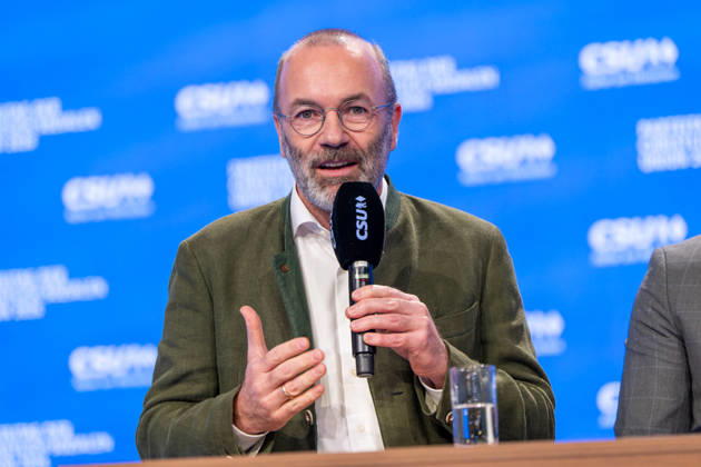 Manfred Weber (CSU) CSU-Parteitag Messehallen Muenchen Muenchen 24.10.2026