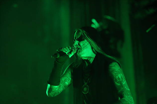 Stian Tomt Shagrath Thoresen von der Band Dimmu Borgir bei einem Konzert in der Columbiahalle in Berlin, 23. Oktober 2026. Behemoth & Dimmu Borgir Konzert Berlin