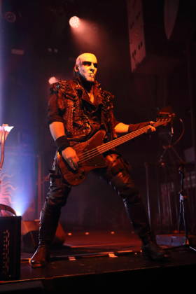 Tomasz Orion Wroblewski von der Band Behemoth bei einem Konzert in der Columbiahalle in Berlin, 23. Oktober 2026. Behemoth & Dimmu Borgir Konzert Berlin