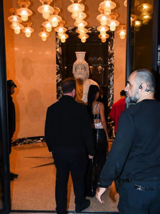 Kim Kardashian Arrives at the Bulgari Boutique - Rome Kim Kardashian arrives at the Bulgari boutique on Via Condotti, during the Rome Film Festival, in Rome, Italy, on October 23, 2026. Photo by Vincenzo Landi IPA ABACAPRESS.COM Rome Italy  Copyright: xIPA ABACAx