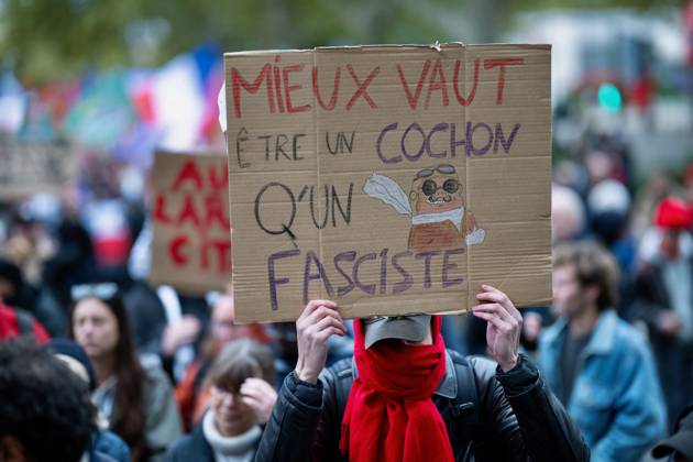 Demonstration Against French Far-Right Party RN - Orleans Demonstration against French far-right party French far-right party Rassemblement National RN in Orleans, France on October 24 2026 before the beginning of the XIXth Congress French far-right party Rassemblement National RN organized in Orleans. Photo by Franck Castel ABACAPRESS.COM Orleans France  Copyright: xCastelxFranck ABACAx