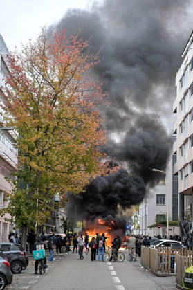 Clashes During The Yellow Vests Protest Act II - Lyon Clashes during the Yellow Vests Protest Act II In Lyon, France on 24 October 2026. Photo by ABACAPRESS.COM Lyon France  Copyright: xABACAx