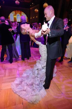 Leipziger Opernball 2026 Jenny Elvers, Paul Jolig erster Tanz, Leipziger Opernball 2026, Oper Leipzig, Datum: 24.10.2026 Copyright: xEventpress Kratschx