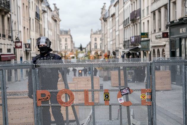 Police intervene in demonstrators amid ongoing protests in Nancy NANCY, FRANCE - OCTOBER 24: Police clash with protesters with water cannons and tear gas during a demonstration amid ongoing social and political tensions in Nancy, France, on October 24, 2026. Muhammed Said Tako Anadolu Nancy France. Editorial use only. Please get in touch for any other usage.  Copyright: x2026xAnadoluxMuhammedxSaidxTakox