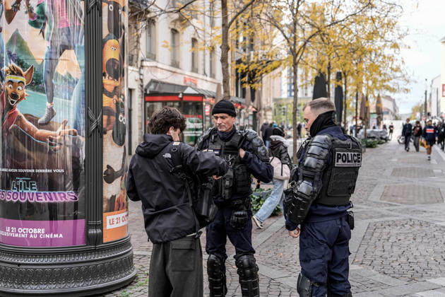 Police intervene in demonstrators amid ongoing protests in Nancy NANCY, FRANCE - OCTOBER 24: Police take measures during a demonstration amid ongoing social and political tensions in Nancy, France, on October 24, 2026. Muhammed Said Tako Anadolu Nancy France. Editorial use only. Please get in touch for any other usage.  Copyright: x2026xAnadoluxMuhammedxSaidxTakox