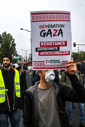 October 24, 2026, Paris, Antwerp, France: PARIS - OCTOBER 24 2026..110,000 people have taken to the streets in Paris for the second weekend running. Across France, the figure stands at 450,000. .The City of Paris authorised a demonstration away from the city centre after events got completely out of hand last weekend..Various trade unions, united under the well-known banner of Les Gilets Jaunes, together with the young people who have been protesting for weeks, had called for this demonstration..It was a colourful mix of young and old and people of all ethnicities¦ who took to the streets together to demand, amongst other things, greater purchasing power, to protest against the genocide in Gaza and against racism¦..Shortly after - ZUMAr234 20261024_zip_r234_009 Copyright: xBobxReijndersx